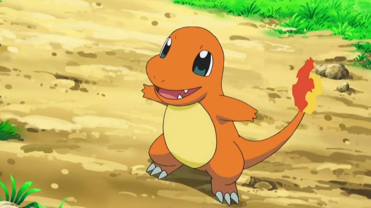 Charmander, the fire Pokémon